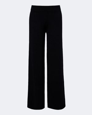 Jardin Des Orangers Virgin Wool And Cashmere Wide-Leg Trousers - Black