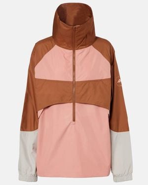 adidas By Stella McCartney Colorblocked Technical Jacket - Pink