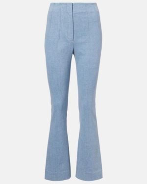 Veronica Beard Hawthorne Flared Jeans - Blue