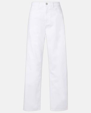 Rohe Low-Rise Wide-Leg Jeans - White