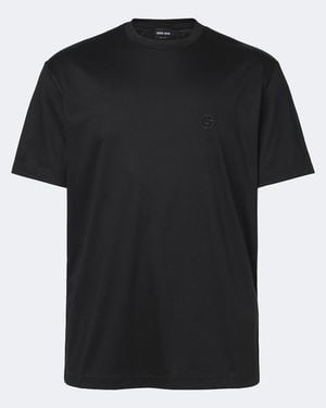 Giorgio Armani Cotton Jersey T-Shirt - Black