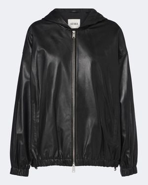 Arma Jacke Guisy Aus Leder - Schwarz
