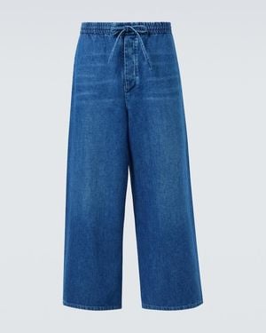 Loewe Paula's Ibiza Cropped Wide-Leg Jeans - Blue