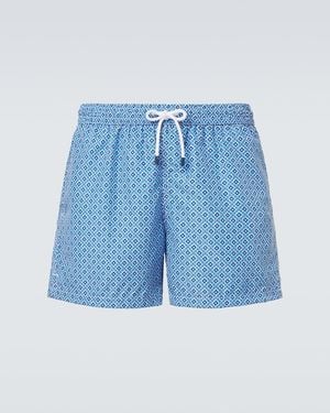 Fedeli Costume Da Bagno Madeira Con Stampa - Blu