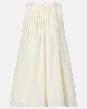 Loulou de Saison Liao Cotton And Silk Top - White