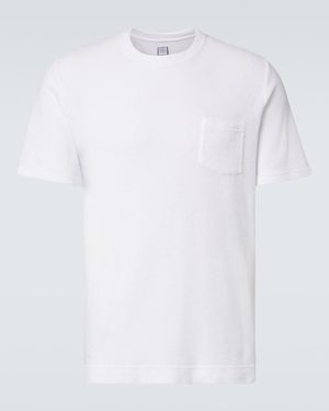 Fedeli Cotton Terry T-Shirt - White
