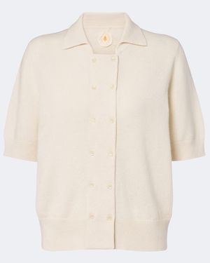 Jardin Des Orangers Wool And Cashmere Cardigan - White