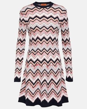 Missoni Zig Zag Wool-Blend Minidress - Multicolour
