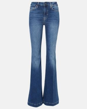 AG Jeans Tropea High-Rise Flared Jeans - Blue