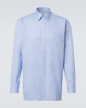Charvet Cotton Poplin Shirt - Blue