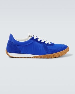 Givenchy Sneakers Glide Mit Veloursleder - Blau