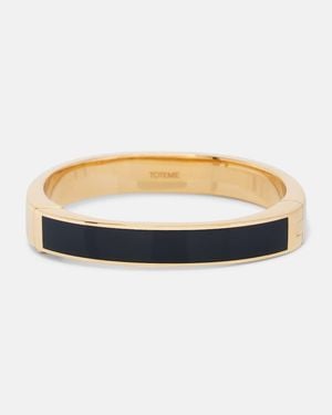 TOTEME Armreif Signature, 18Kt Vergoldet, Mit Emaille - Mettallic