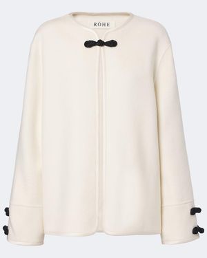 Rohe Wool And Cashmere Jacket - Natural