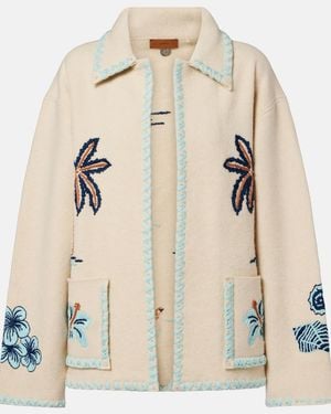 Alanui Remember Me Virgin Wool Jacket - Natural