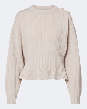 Jardin Des Orangers Virgin Wool And Cashmere Jumper - Natural