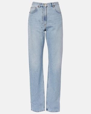 Valentino Jeans Anchos De Tiro Medio - Azul