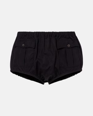 Prada Cotton Shorts - Black