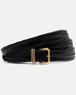 Etro Guertel Aus Leder - Schwarz