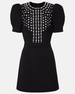 Rebecca Vallance Pearly Embellished Minidress - Black