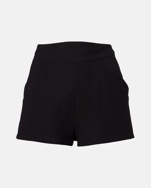 Mugler Re/Edit High-Rise Shorts - Schwarz