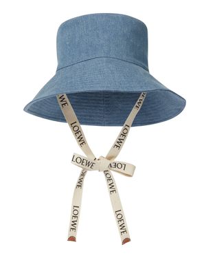 Loewe Paula's Ibiza Denim Bucket Hat - Blue