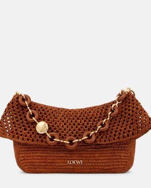 Loewe Paula's Ibiza Ola Medium Shoulder Bag - Brown