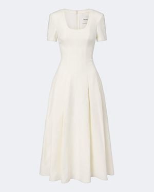 Roland Mouret Wool And Silk Cocktail Dress - White