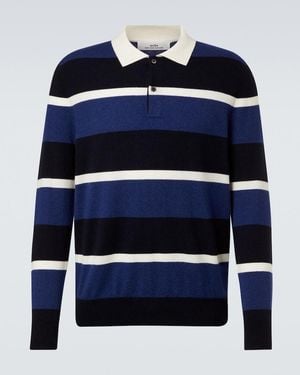 arch4 Polopullover Aus Kaschmir - Blau