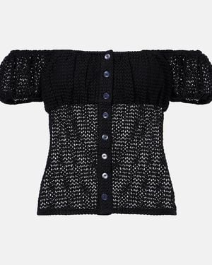 Montce Millie Crochet Top - Black