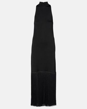 Altuzarra Cash Fringed Maxi Dress - Black