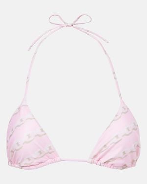 Versace Treasure Bikini Top - Pink