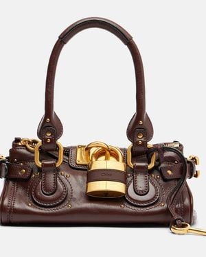 Chloé Paddington Small Leather Shoulder Bag - Brown