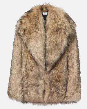 Alaïa Shearling Coat - Brown