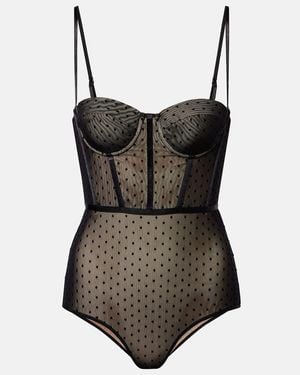 Zimmermann Body Aus Mesh - Braun