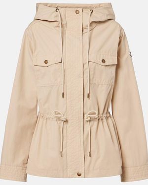 Moncler Serin Hooded Parka - Natural