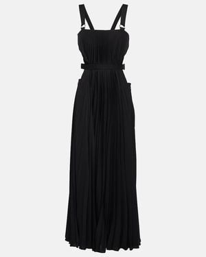 Christopher Kane Pleated Midi Dress - Black