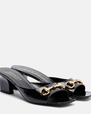 Gucci Mules Signora Horsebit - Nero