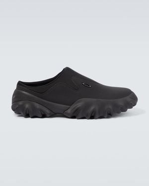 Junya Watanabe X Oakley Suede Slip-On Trainers - Black