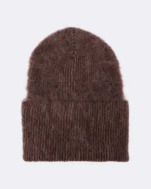 Brunello Cucinelli Mohair, Alpaca, And Wool Beanie - Brown