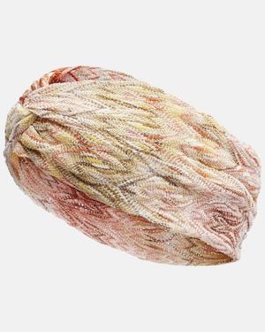 Missoni Lame Head Wrap - Pink