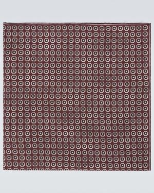 Agnona Tuch Aus Seiden-Twill - Lila