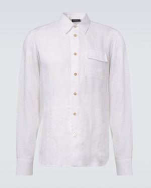 Kiton Linen Shirt - White