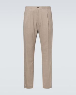 dunhill Wool Chinos - Natural