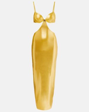 Roberto Cavalli Midikleid - Mettallic