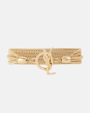 Saint Laurent Ysl Bracelet - Natural