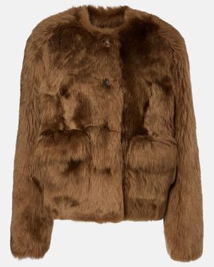 Altuzarra Maury Shearling Jacket - Brown