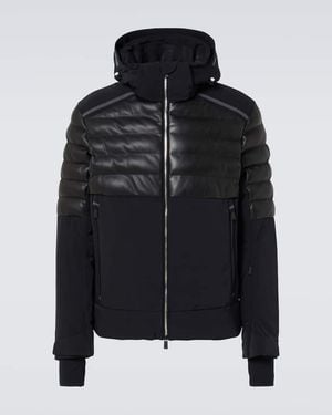 Toni Sailer Lorenz Faux Leather Ski Jacket - Black