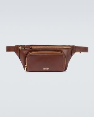 Tom Ford Gürteltasche aus Leder - Braun