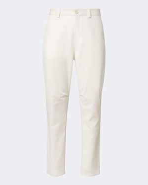 Brunello Cucinelli Cotton And Wool Chinos - White