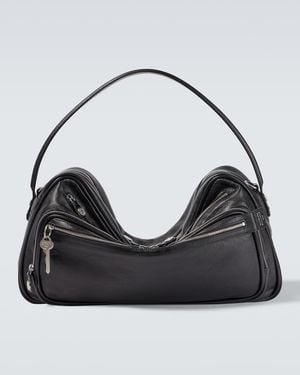 Acne Studios Camero Leather Shoulder Bag - Black